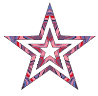 4Th Of July Star Sticker