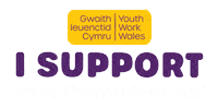 Youthwork Sticker by Council for Wales of Voluntary Youth Services