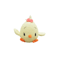 Leami chicken easter crochet yarn Sticker