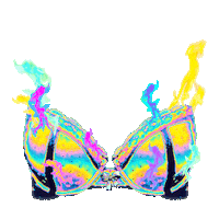 Girl Burning Sticker by Dinaaaaaah