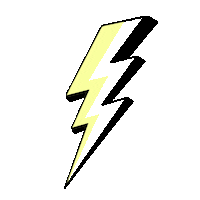 shopbluf strong lit storm bright Sticker