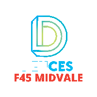D F45 Sticker by f45trainingmidvale