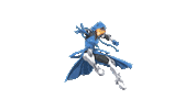 Manga Blue Ghost Sticker by WTFComics