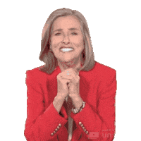 Happy Meredith Vieira Sticker by 25 Words or Less
