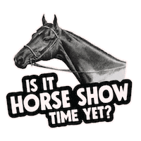 Horse Ride Sticker by Milton Menasco