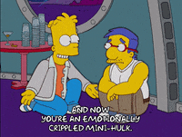 relaxed bart simpson GIF