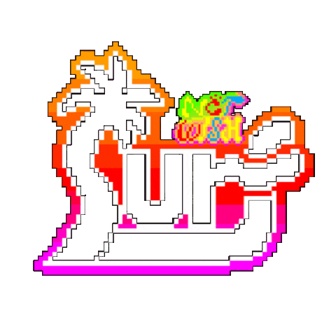 Pixel Summer Sticker