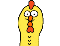 Chicken Gaga Sticker