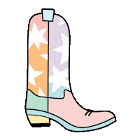 Stars Cowboy Boots Sticker by Schoolgirl Style Classroom Decor