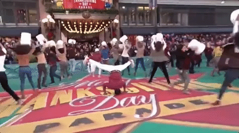 macys parade dancers GIF by The 91st Annual Macy’s Thanksgiving Day Parade