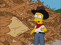 happy bart simpson GIF