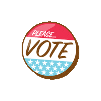 rock the vote Sticker by Monty's Good Burger