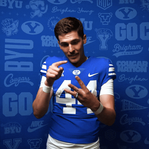 College Football Go Cougs GIF by BYU Cougars