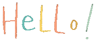 Pastel Hello Sticker by AllthingsA