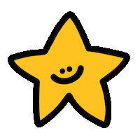 Good Night Star Sticker by Happy Seoul Project
