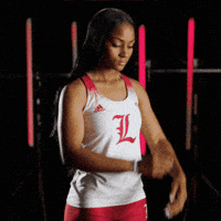 Track Field Go Cards GIF by Louisville Cardinals