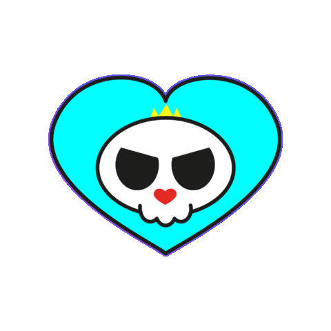 monzmong giphygifmaker heart monster blueheart Sticker