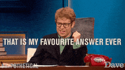 James Acaster Harriet Kemsley GIF