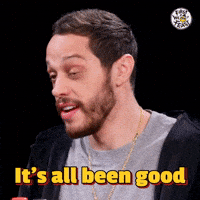 Pete Davidson Wings GIF by First We Feast