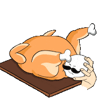 pperathoner ass thanksgiving turkey mozzarelle Sticker
