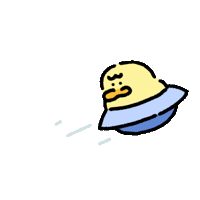 420gram00 love character duck banana Sticker