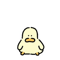 420gram00 character duck banana question Sticker