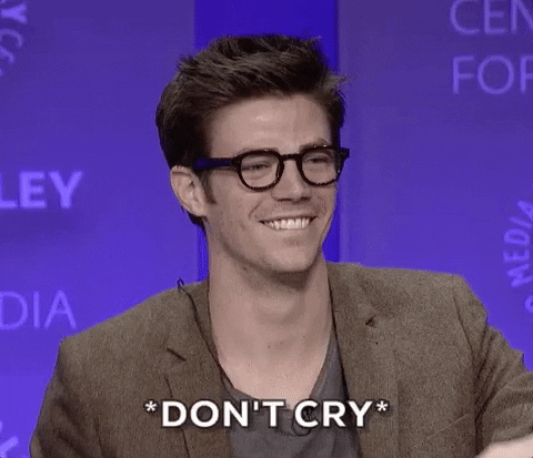 the flash holding back tears GIF by The Paley Center for Media