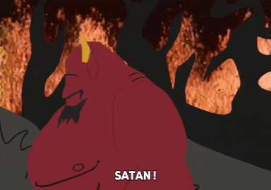 shock satan GIF by South Park 