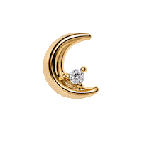 Yellow Gold Sticker by Maria Black Jewellery