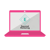 Work Laptop Sticker by E Squared Marketing