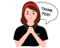 binustv thanks thankyou terima kasih terimakasih Sticker