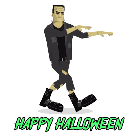 Dr Frankenstein Halloween GIF by Animanias