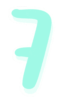 Number Nombre Sticker by Poupoutte