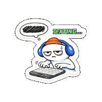 Nervous Sticker Sticker