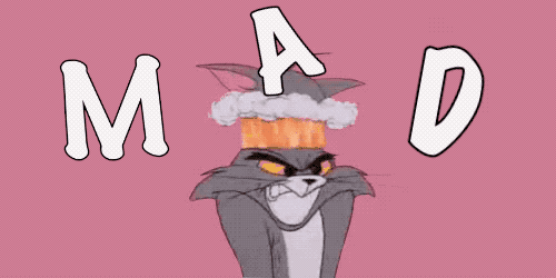 Angry Tom And Jerry GIF by swerk