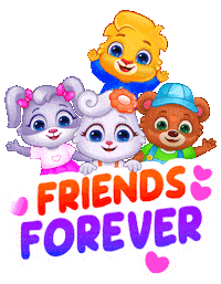 Best Friend Besties Sticker by Lucas and Friends by RV AppStudios