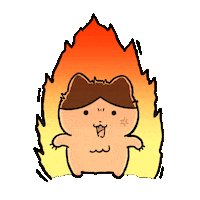 Angry Cat Sticker by namsee