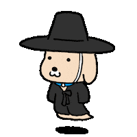 Dog Tango Sticker by namsee