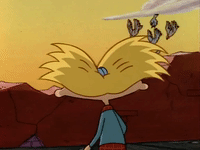 hey arnold nicksplat GIF
