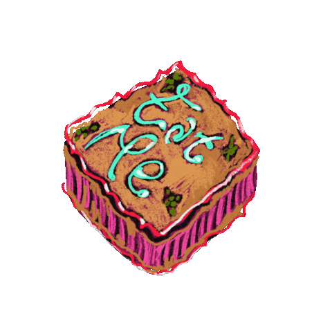 dennygraffiti giphyupload food alice alice in wonderland Sticker