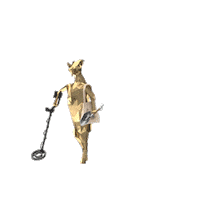 3D Gold Sticker by Premium-Goats