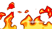 Animation Burning Sticker by youmotion.com