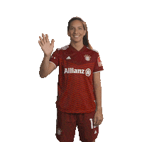 Football Nice To Meet You Sticker by FC Bayern Women