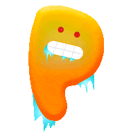 Pie Freezing Sticker by Kroma Entertainment