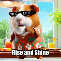 Rise And Shine Coffee GIF by Guinea Gambino