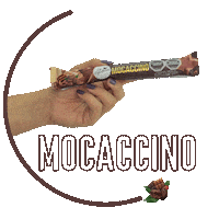Repostteria barquillo mocaccino larepostteria Sticker