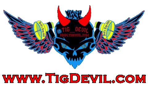 Devil Tig Sticker by Blue Demon Welding