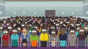 audience applause GIF by South Park 