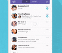 iphone chat GIF by Viber