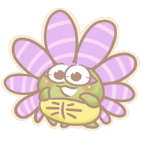 Flower Turtle Sticker